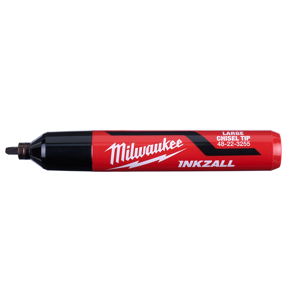 Milwaukee 48-22-3255, INKZALL Large Chisel Tip Black Marker