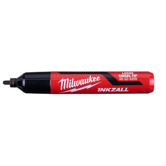 Milwaukee 48-22-3255, INKZALL Large Chisel Tip Black Marker
