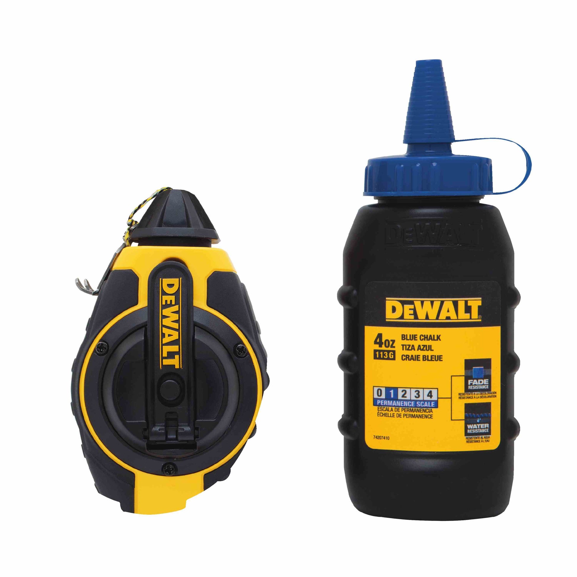 DEWALT DWHT47373L, 3:1 Chalk Reel with Blue Chalk