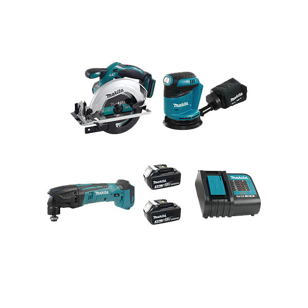 Makita DLX3170S, 18V (3.0 Ah) LXT 3 Tool Combo Kit