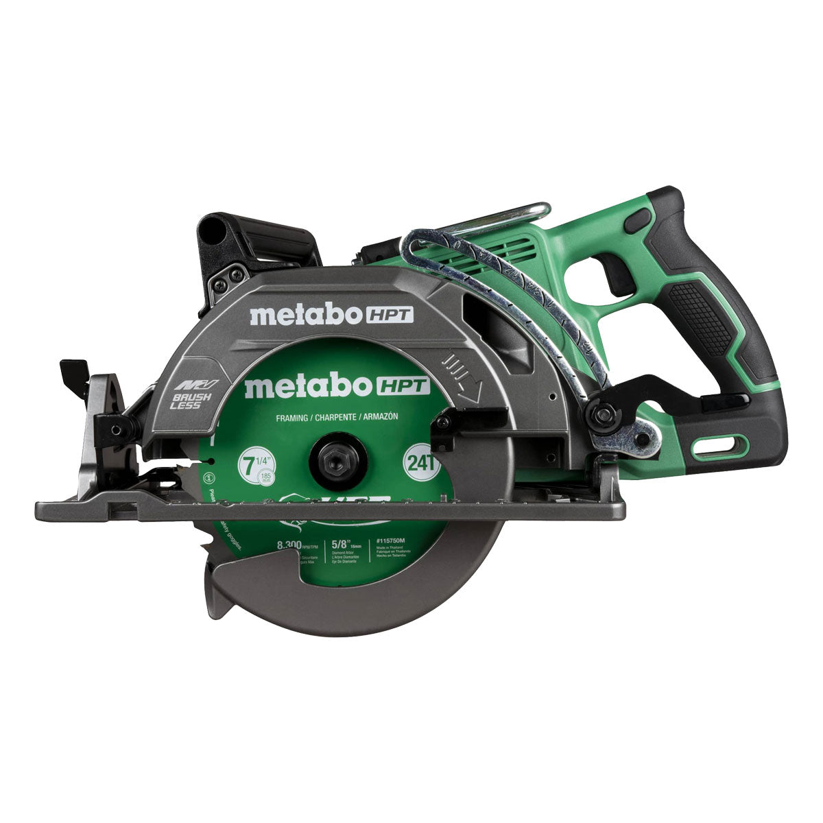 Metabo HPT C3607DWAQ4M, 36V MultiVolt 7-1/4" Rear Handle Circular Saw (Tool Only)