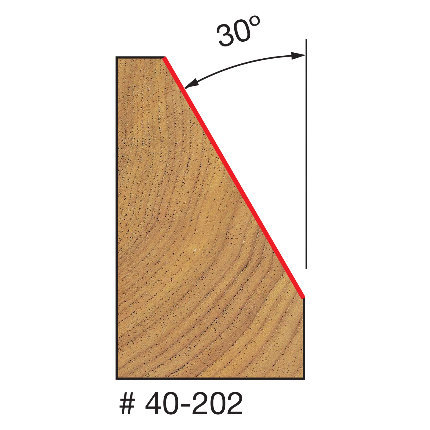 FREUD 40-202, 1‑11/32" Chamfer Bit