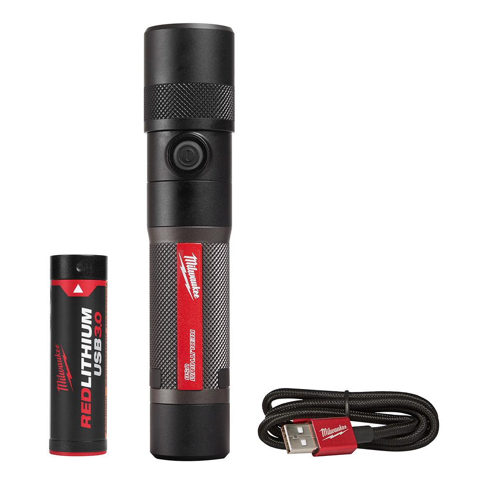 Milwaukee 2160-21, USB Rechargeable Compact Flashlight (800 Lumens)