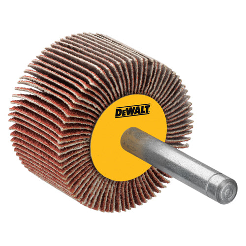 DEWALT DAFE1E1810, 2'' x 1/2'' x 1/4'' HP 180g Flap Wheel