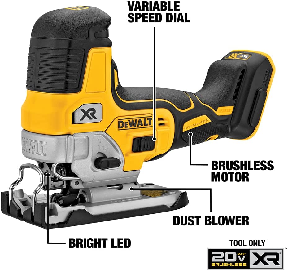 DEWALT DCS335B, 20V MAX XR BARREL-GRIP JIG SAW (Tool Only)