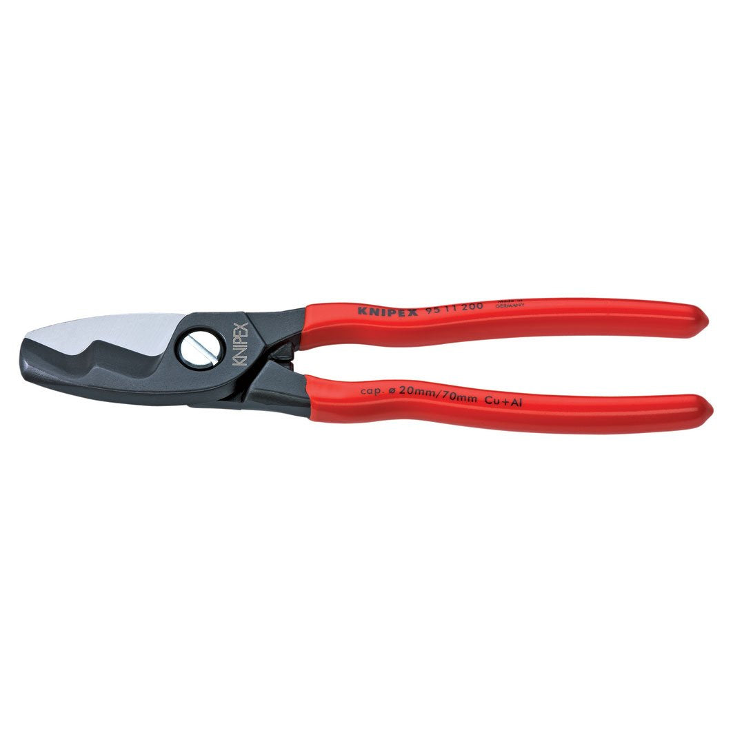 Knipex 95 11 200 SBA, Cable Shears with twin cutting edge