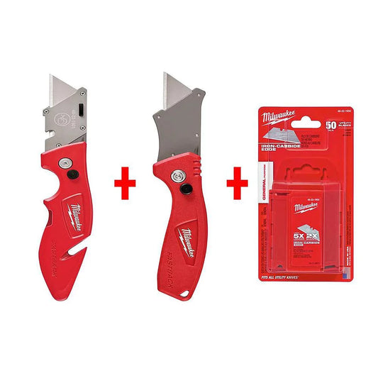 Milwaukee 48-22-1501GX, FASTBACK and FASTBACK Compact Flip Utility Knife w/ 50 Blades