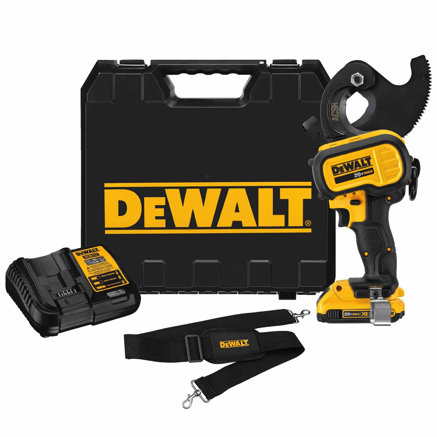 DEWALT DCE155D1, 20V MAX Cordless ACSR Cable Cutting Tool Kit