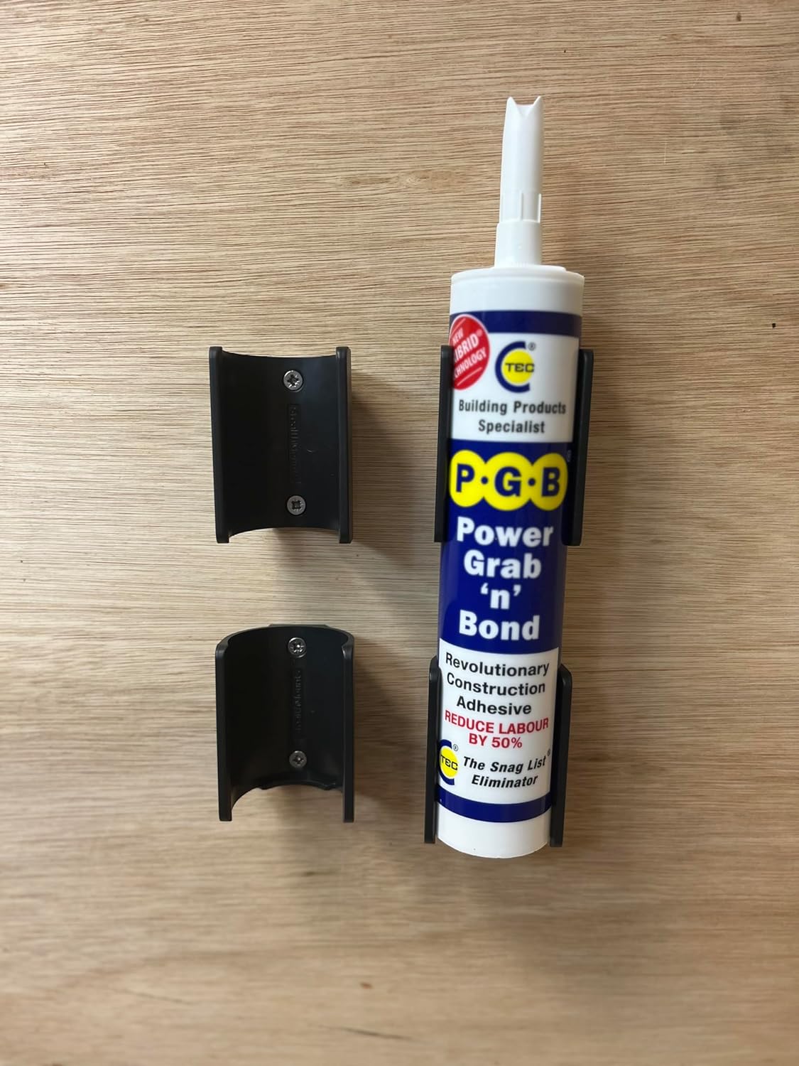 StealthMounts OM-TBE-BLK-4, Caulking Tube Mounts (4 Pack)