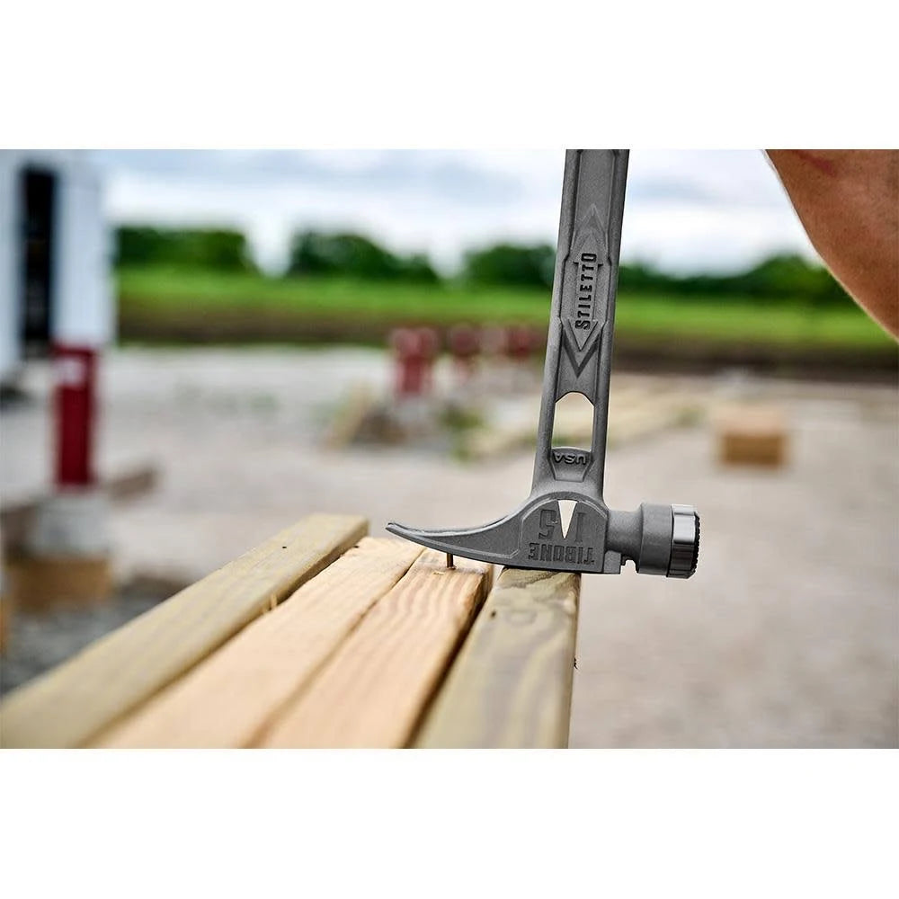 Stiletto TIB15MC, STILETTO® TIBONE™ 15oz Milled Titanium Framing Hammer