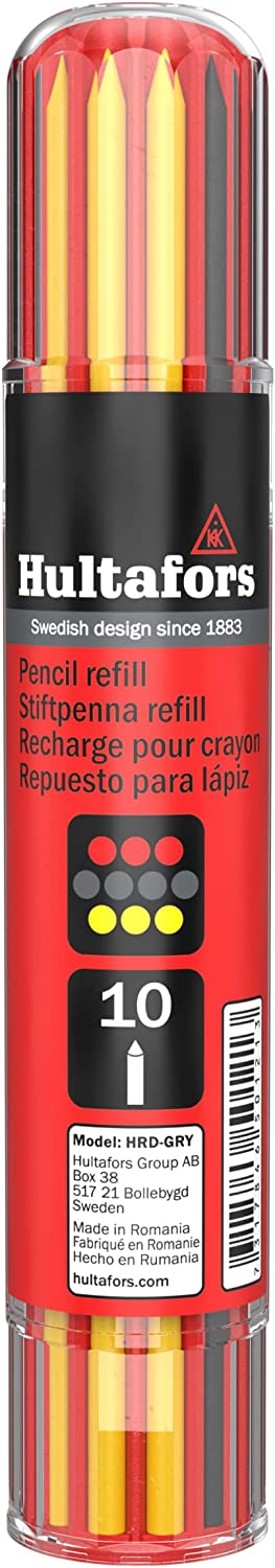 Hultafors 650120, Dry Marker Refills HRD GRY - Graphite/Red/Yellow