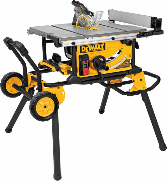 DEWALT DWE7491RS, 10'' Jobsite Table Saw w/Rolling Stand