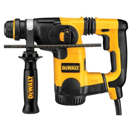 DEWALT D25323K, 1'' L-Shape SDS Plus Rotary Hammer Kit with SHOCKS Kit