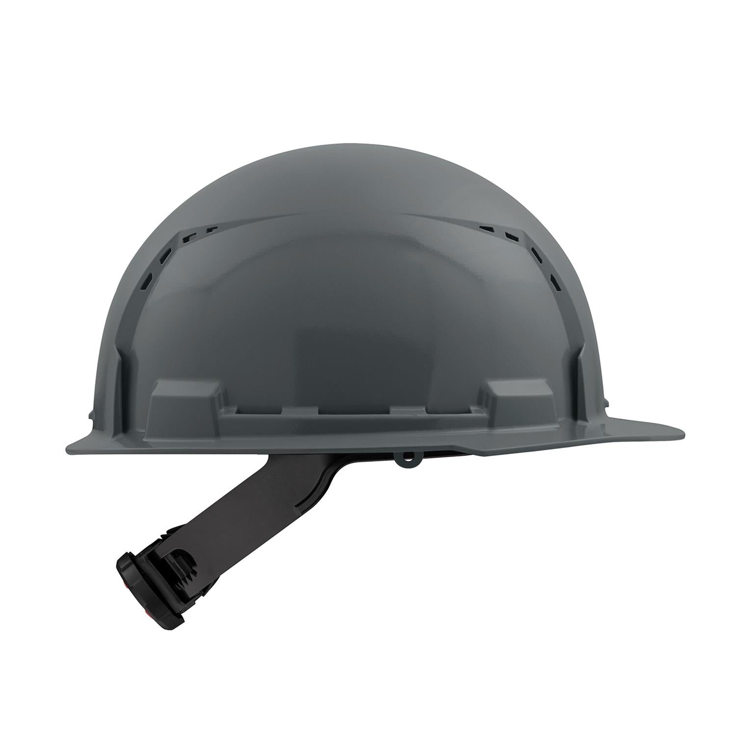 Milwaukee 48-73-1214, BOLT Gray Type 1 Class C Front Brim Vented Hard Hat with 4 Point Ratcheting Suspension