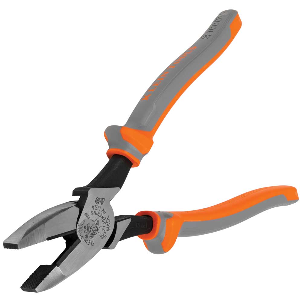 Klein Tools 2139NERINS, Insulated Pliers, Side Cutters, 9-Inch