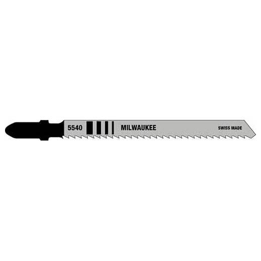 Milwaukee 48-42-5540, 4" 10 TPI High-Carbon Steel Jig Saw Blade (5/pkg)
