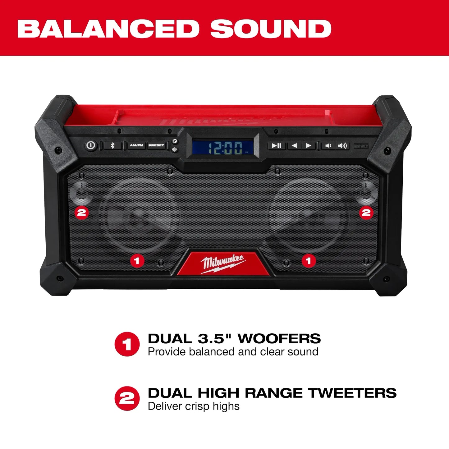 Milwaukee 2952-20, M18 Jobsite Radio