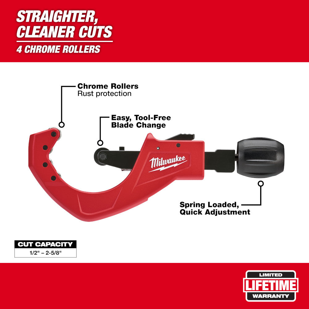 Milwaukee 48-22-4259, 1" Constant Swing Copper Tubing Cutter