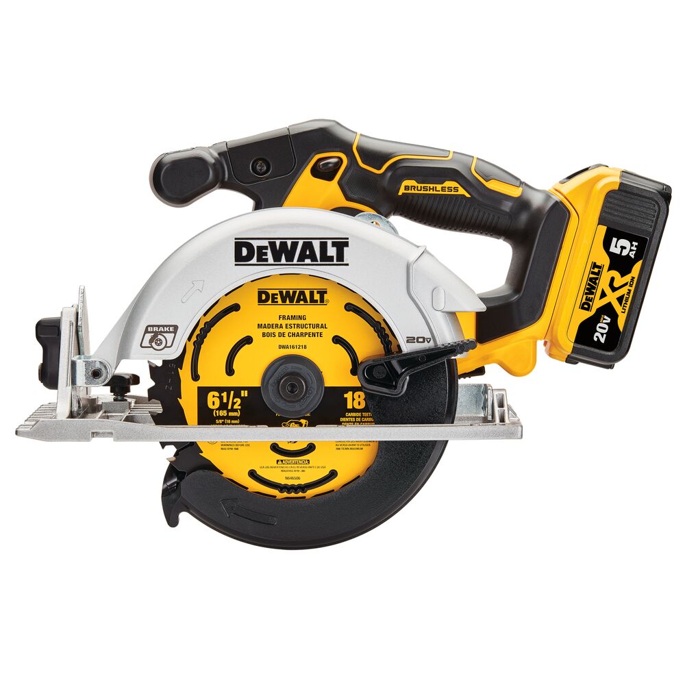 DEWALT DCS565P1, 20V MAX 6-1/2'' Cordless Circular Saw Kit