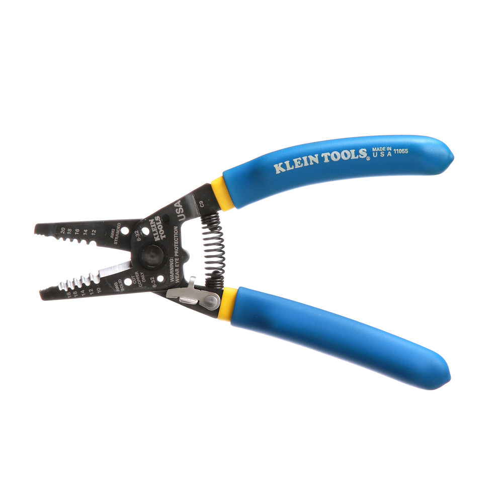 Klein Tools 11055, Solid and Stranded Copper Wire Stripper and Cutter