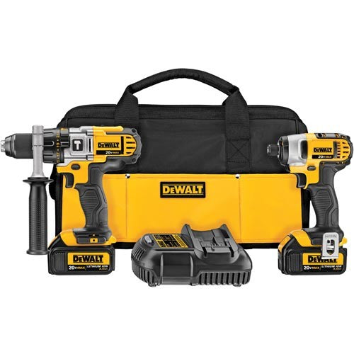 DEWALT DCK290L2, 20V MAX Li-Ion 2-Tool Combo Kit (Hammerdrill/Impact) 3.0 Ah