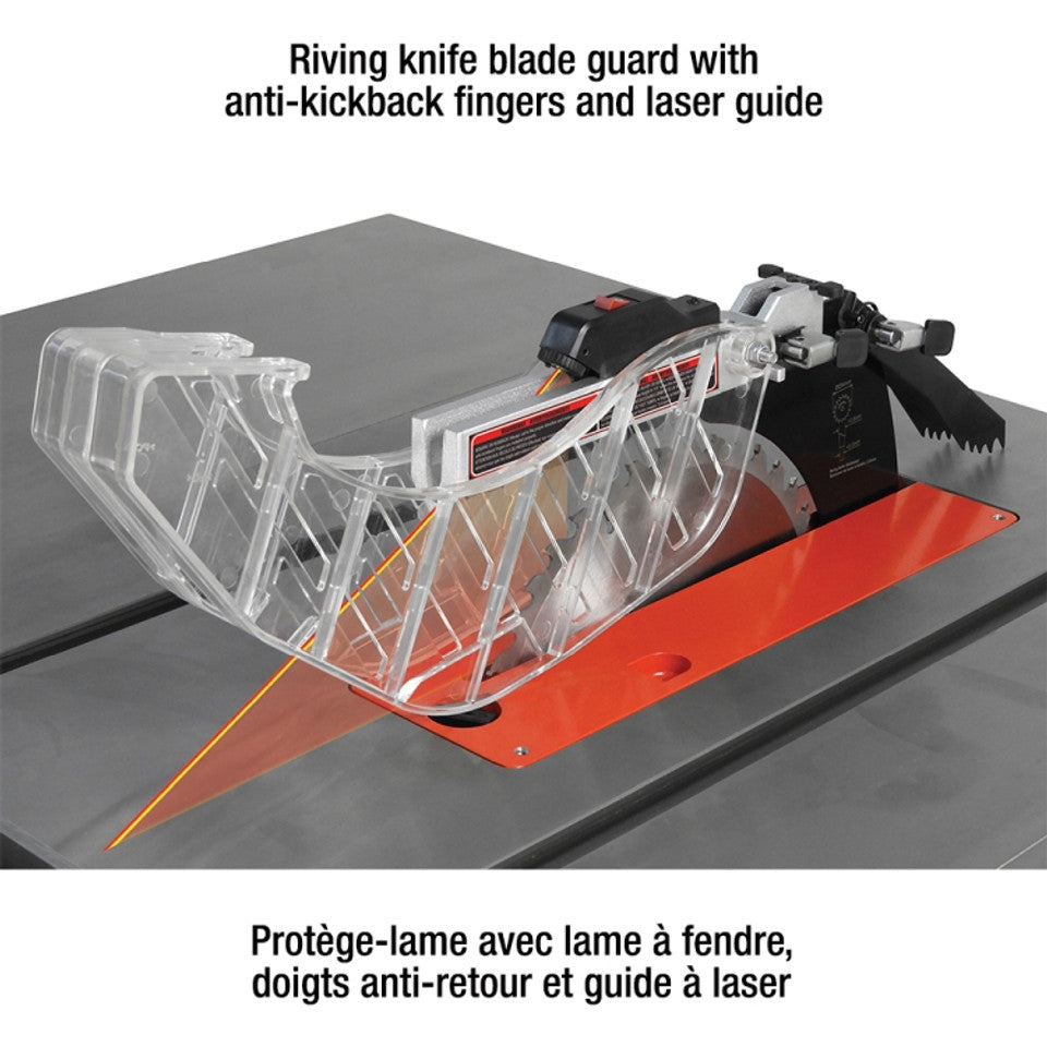 KING Canada KC-10HCX, 10" 1-3/4HP Cabinet Table Saw With 30 In. Rip Capacity