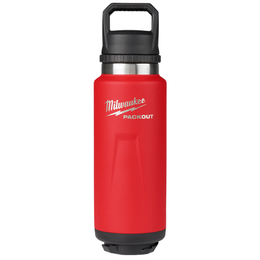 Milwaukee 48-22-8397R, PACKOUT™ 36oz Insulated Bottle with Chug Lid Red