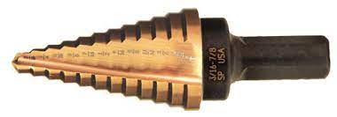 Norseman 45471, Ultra Bit Multi-Diameter Gold Oxide Step Drill Bit (7/8" - 1-1/8")