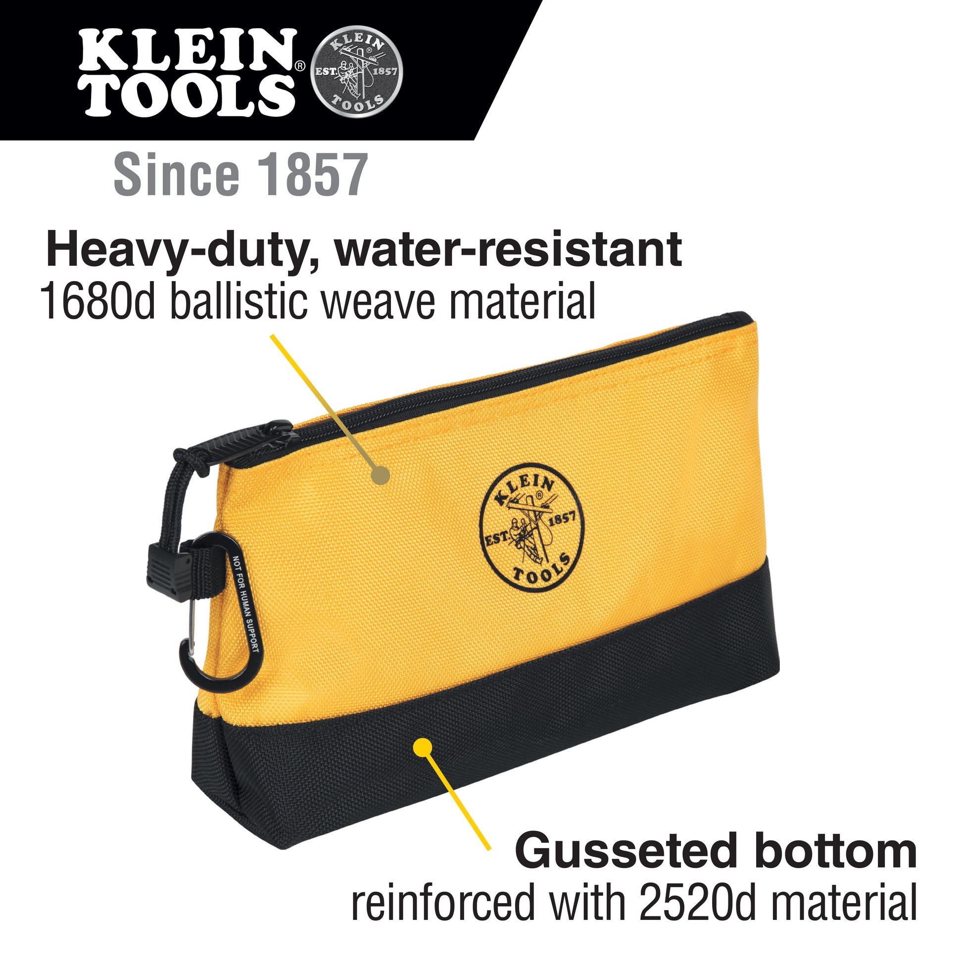 Klein Tools 55569, Stand-Up Zipper Bags, 5-Pack