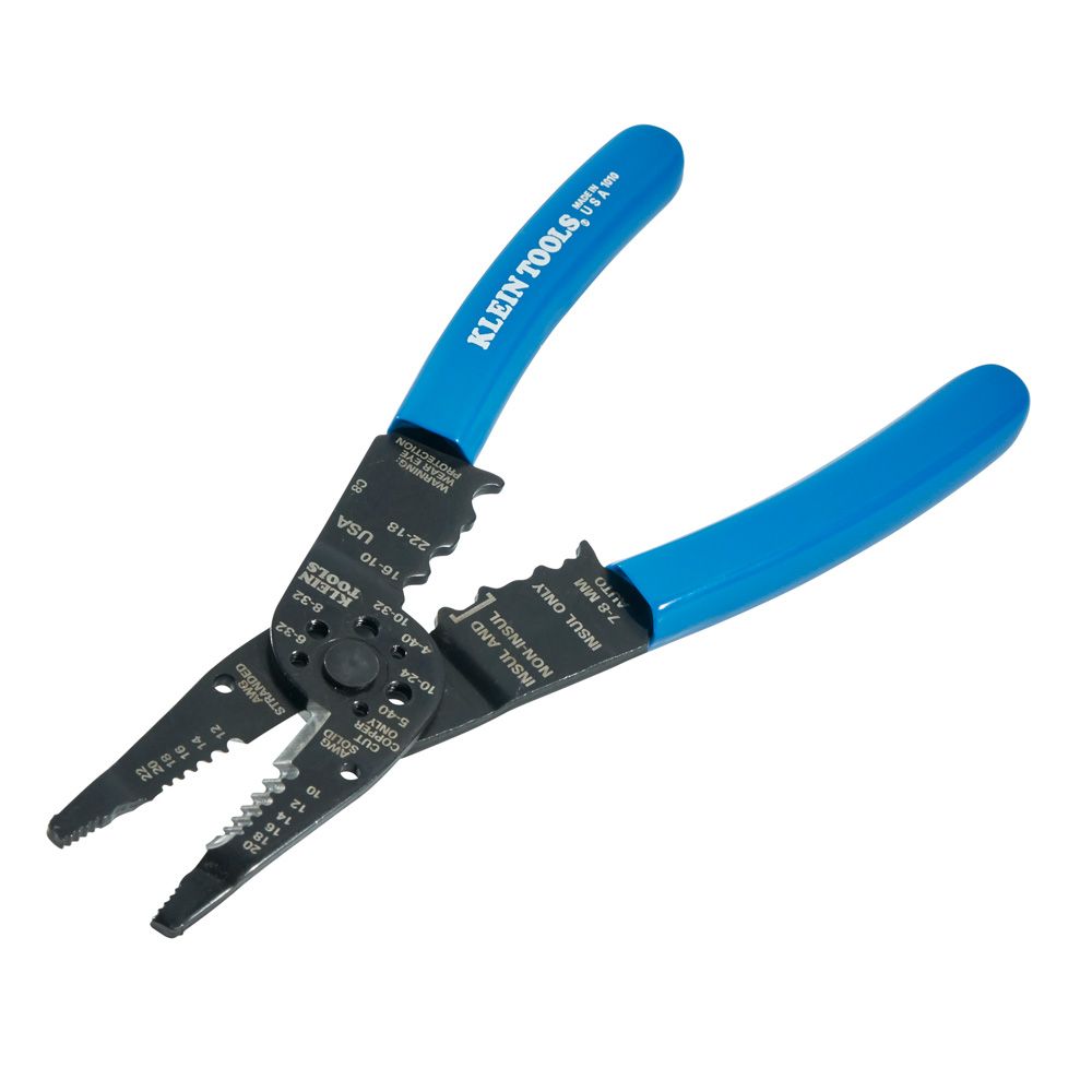 Klein Tools 1010, Long Nose Multi Tool Wire Stripper, Wire Cutters, Crimping Tool