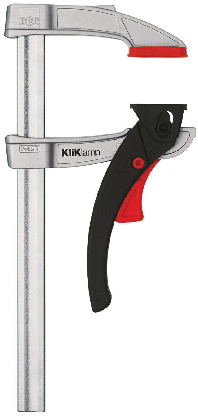 BESSEY KLI3.016, Clamp, woodworking, small lever clamp, KliKlamp,  16” x 3 In., 260 lb