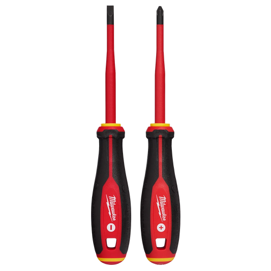 Milwaukee 48-22-2207, 2pc 1000V Insulated Slim Tip Screwdriver Set