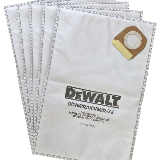 DEWALT DCV9402, Disposable Fleece Liner for DCV585 Dust Extractor (5/pkg)