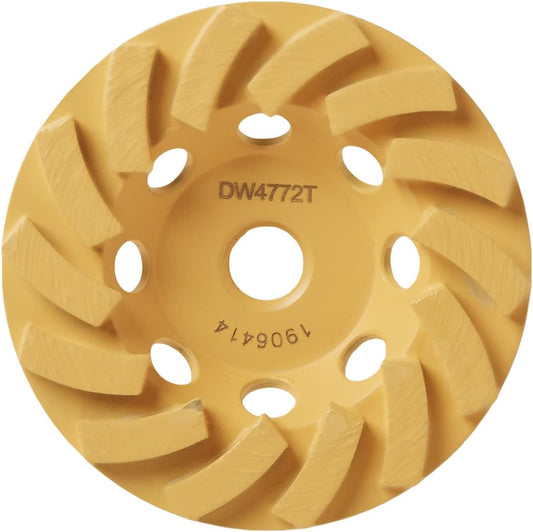 DEWALT DW4772T, 4" XP Turbo Diamond Cup Wheel