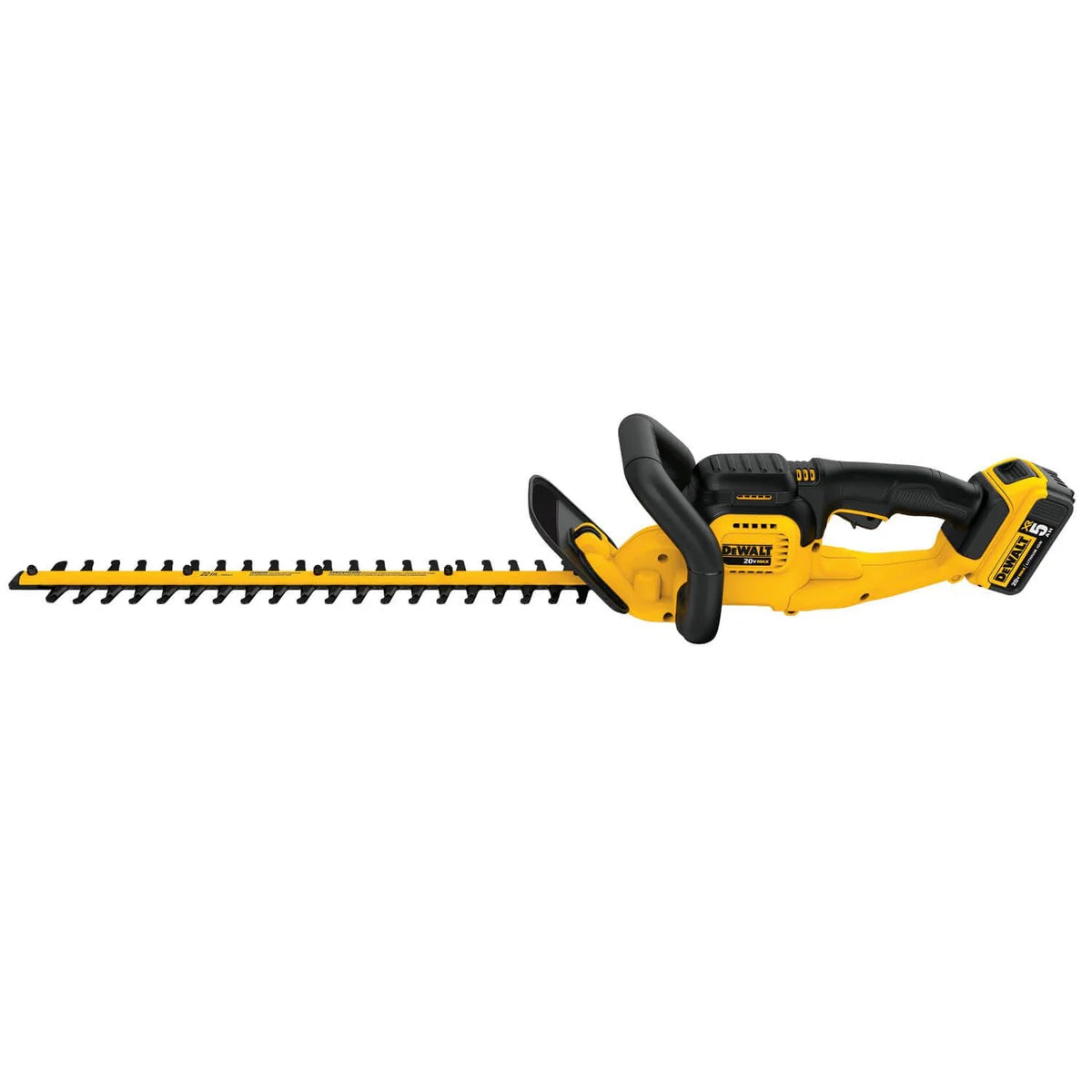 DEWALT DCHT820P1, 20V MAX Li-Ion 22'' Hedge Trimmer (5.0Ah)
