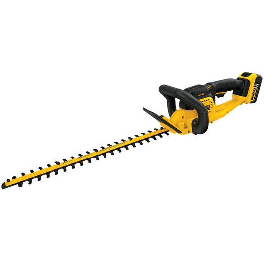 DEWALT DCHT820P1, 20V MAX Li-Ion 22'' Hedge Trimmer (5.0Ah)