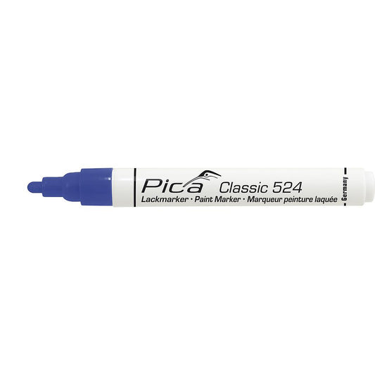 Pica 524/41, Paint-/Industry marker 2-4mm, Round tip, blue