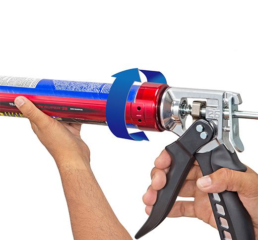 Tajima CNV-100SP26, Convoy® Super 26, extra-high thrust rotary caulk gun, 310 ml / 1/10 gallon