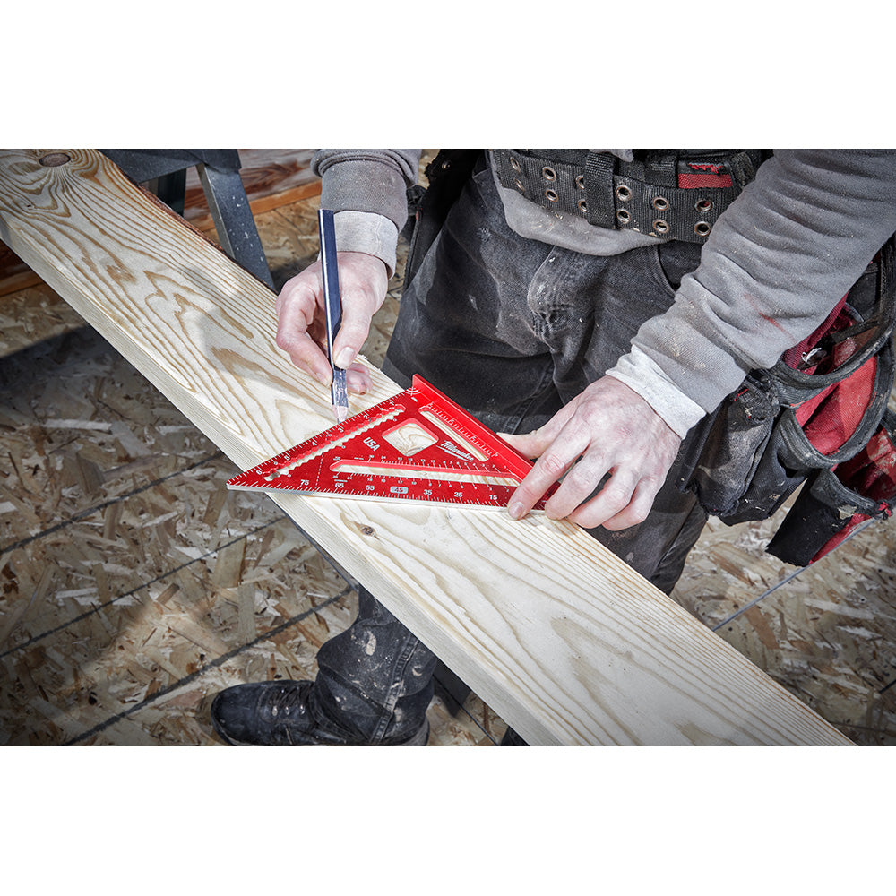 Milwaukee MLSQM070, 7" Magnetic Rafter Square