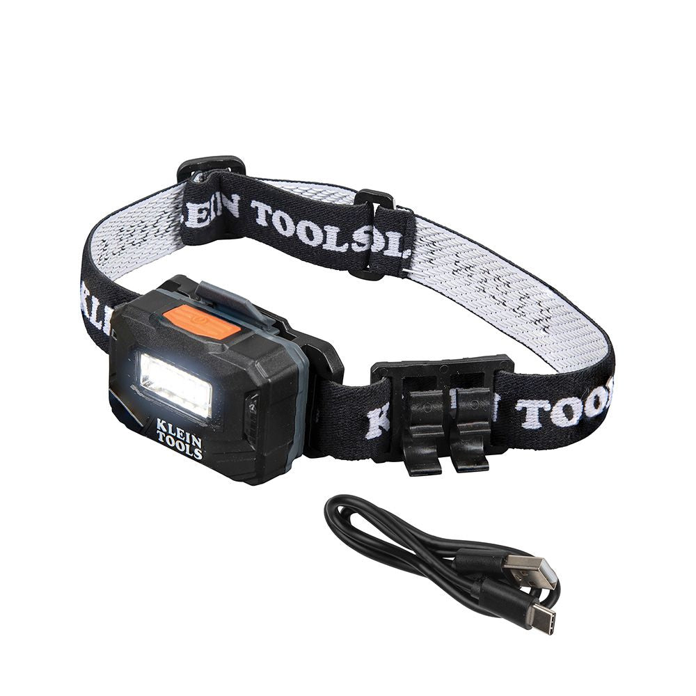 Klein Tools 56049, Rechargeable Light Array LED Headlamp with Adjustable Strap