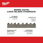 Milwaukee 48-39-0609, 35-3/8" 8/10 TPI Extreme Metal Band Saw Blade (3/pkg)