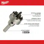 Milwaukee 49-57-8623, 1-3/8" One-Piece Carbide Hole Cutter