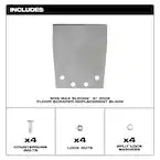 Milwaukee 48-62-1912, SDS MAX SLEDGE™ Floor Scraper Replacement Kit