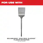 Milwaukee 48-62-1912, SDS MAX SLEDGE™ Floor Scraper Replacement Kit