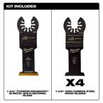 Milwaukee 49-10-9121, 5 PC Oscillating Blade Set