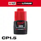 Milwaukee 48-11-2401, M12 REDLITHIUM Battery (1.5 Ah)