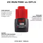 Milwaukee 48-11-2430, M12 REDLITHIUM  Compact Battery (3.0 Ah)