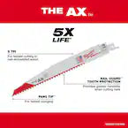 Milwaukee 49-22-1129, 12PC  ULTIMATE DEMOLITION SAWZALL Blade Set