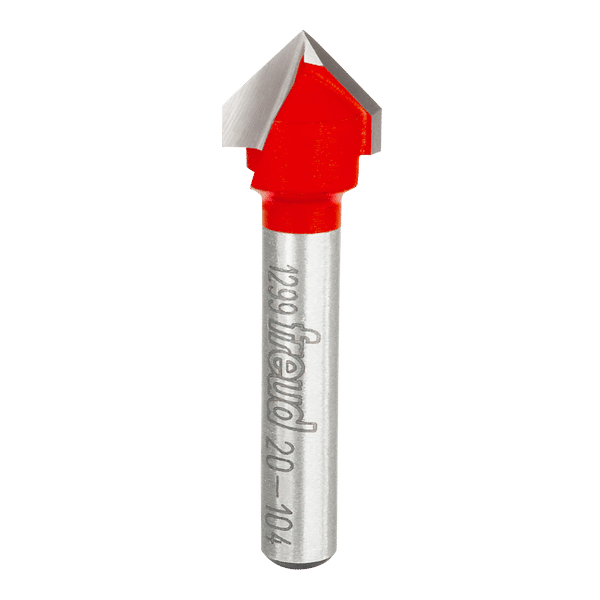 Freud 20-104, 1/2" V Grooving Bit (1/4" Shank)