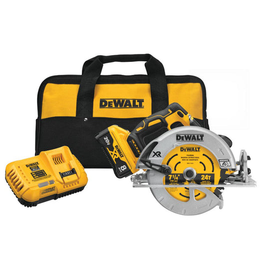 DEWALT DCS574W1, 20V MAX 7-1/4'' Circular Saw Kit w/Power Detect